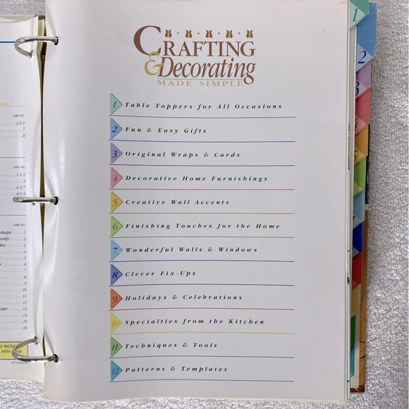 Vintage Crafting & Decorating Made Simple Activity Binder - Picture 3 of 10